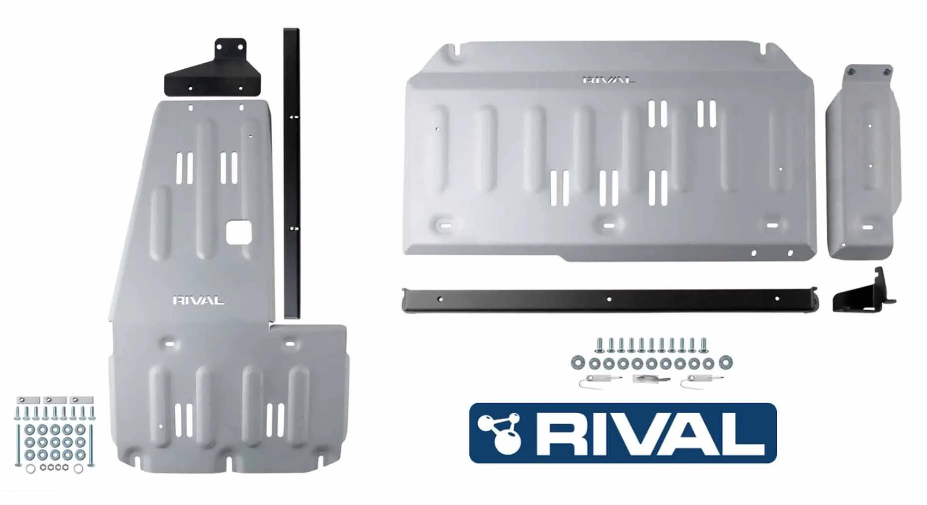 Rival 4x4 Skid Plate Set - aluminum 6mm for engine, gearbox, transfer case and fuel pump for the Ineos Grenadier