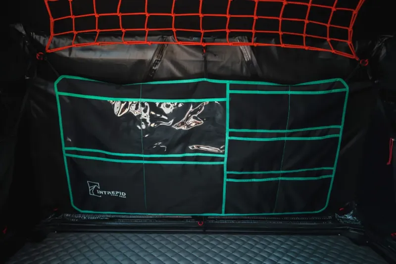 Intrepid Wall Organizer - Aufbewahrungstasche für Dachzelt GEO 2.5 & 3.0 für mehr Stauraum Intrepid Wall Organizer - Aufbewahrungstasche für Dachzelt GEO 2.5 & 3.0 für mehr Stauraum