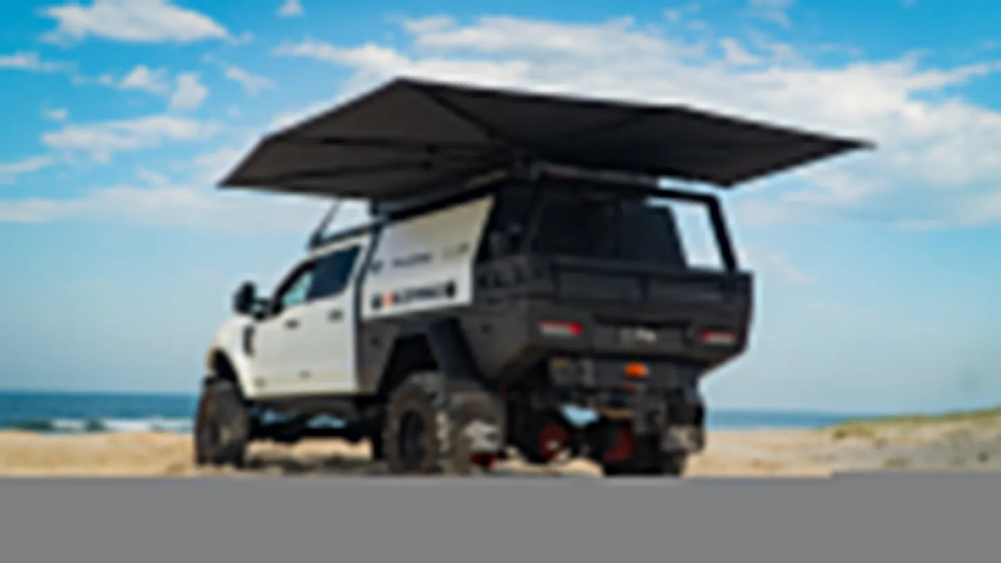 CLEVERSHADE Deluxe (Links) 270 Grad Markise inkl. Halter 