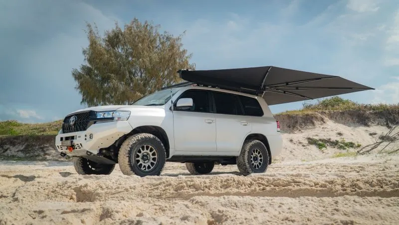 CLEVERSHADE Deluxe (Links) 270 Grad Markise inkl. Halter 