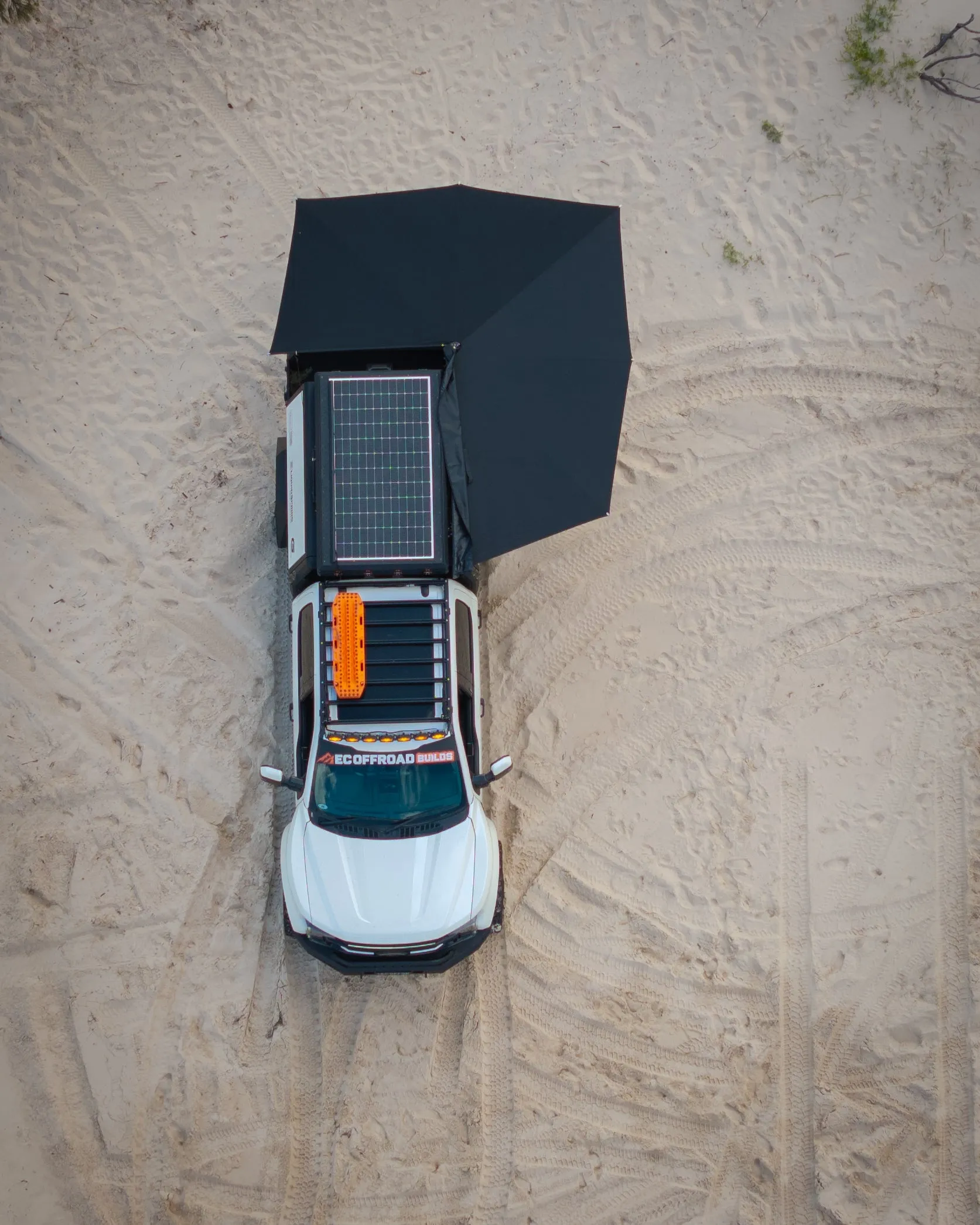 CLEVERSHADE Deluxe (Rechts) 270 Grad Markise inkl. Halter