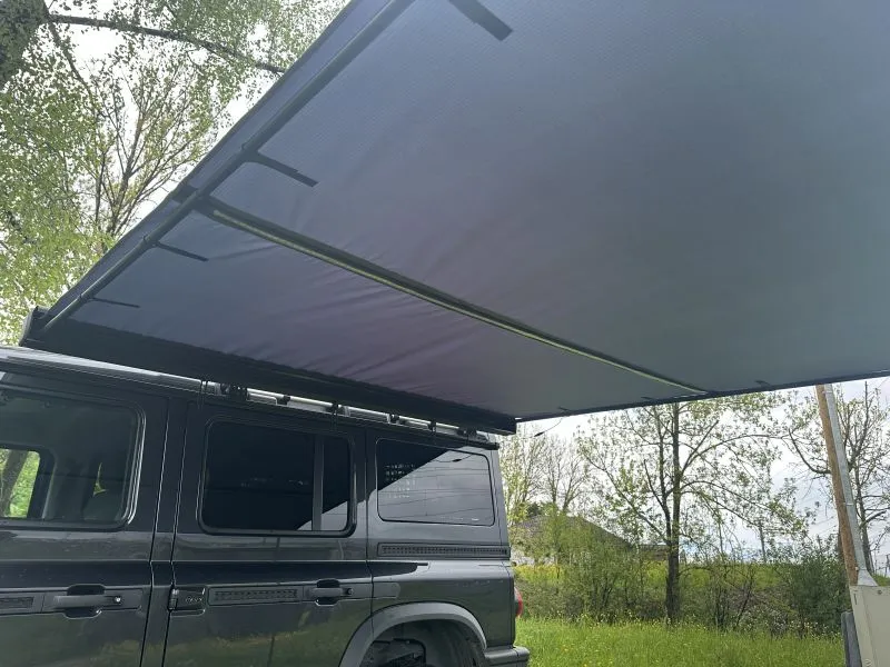 Ineos awning Black Sheep (Bundle) 250 , incl. mounting bracket and LED lighting, in aluminum box