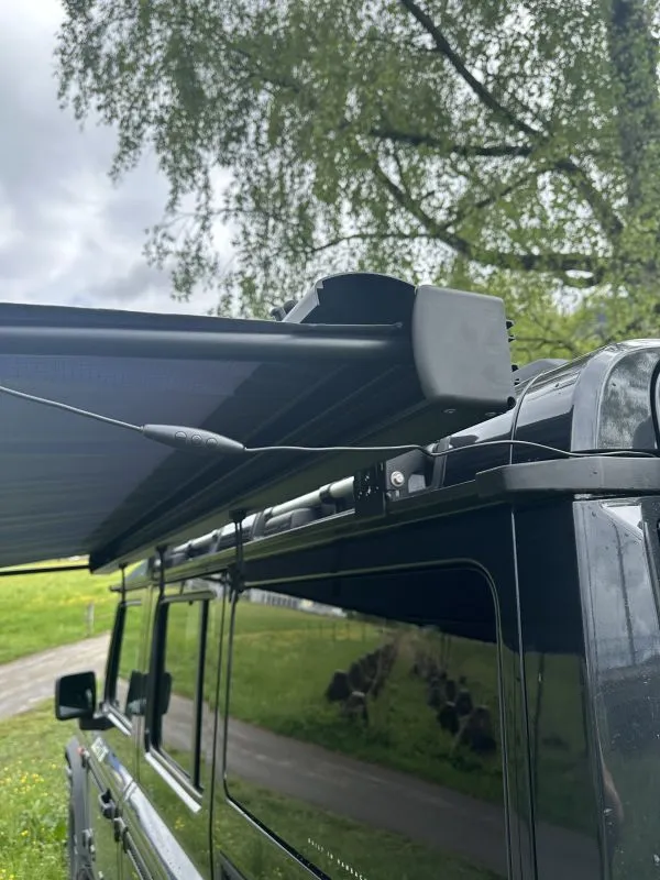 Ineos awning Black Sheep (Bundle) 250 , incl. mounting bracket and LED lighting, in aluminum box