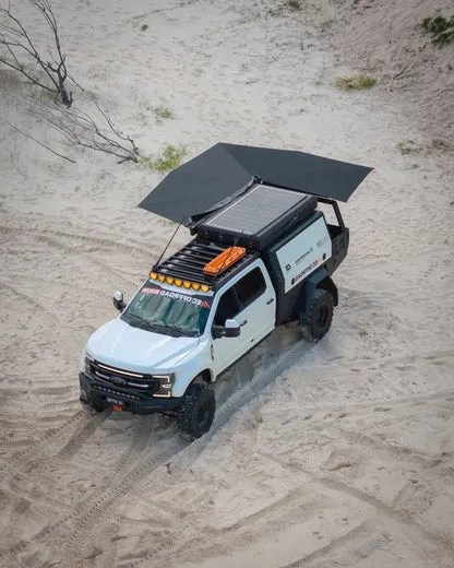 CLEVERSHADE Deluxe (Rechts) 270 Grad Markise inkl. Halter